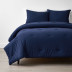 Classic Easy-Care Jersey Knit Comforter Set - Navy, Twin/Twin XL