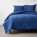Classic Easy-Care Jersey Knit Comforter Set - Smoke Blue, Twin/Twin XL