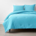 Classic Easy-Care Jersey Knit Comforter Set - Turquoise, Twin/Twin XL