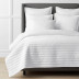 Premium Smooth Wrinkle-Free Sateen Quilted Coverlet - White, Twin/Twin XL