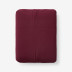 Premium Ultra-Cozy Cotton Flannel Fitted Bed Sheet - Merlot, Twin