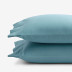 Premium Ultra-Cozy Cotton Flannel Pillowcases - Atlantic Blue, Standard