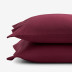 Premium Ultra-Cozy Cotton Flannel Pillowcases - Merlot, Standard