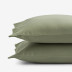 Premium Ultra-Cozy Cotton Flannel Pillowcases - Moss, Standard