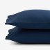 Premium Ultra-Cozy Cotton Flannel Pillowcases - Navy, Standard