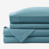 Premium Ultra-Cozy Cotton Flannel Bed Sheet Set - Atlantic Blue, Twin