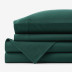 Premium Ultra-Cozy Cotton Flannel Bed Sheet Set - Hunter Green, Twin