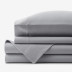 Premium Ultra-Cozy Cotton Flannel Bed Sheet Set - Pearl Gray, Twin