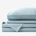 Premium Smooth Supima® Cotton Wrinkle-Free Sateen Bed Sheet Set - Cloud, Twin