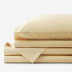 Premium Smooth Supima® Cotton Wrinkle-Free Sateen Bed Sheet Set - Cornsilk, Twin