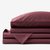 Premium Smooth Supima® Cotton Wrinkle-Free Sateen Bed Sheet Set - Redwood, Twin
