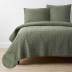 Air Layer Quilt - Green, Twin
