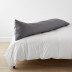 Classic Smooth Wrinkle-Free Sateen Body Pillow Cover - Stone Gray, 20X72