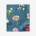 Cameilla Floral Premium Smooth Premium Smooth Wrinkle-Free Sateen Flat Bed Sheet - Blue, Full