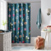 Cameilla Floral Premium Smooth Wrinkle-Free Sateen Shower Curtain - Blue