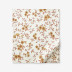 Remi Ditsy Floral Classic Crisp Cotton Percale Flat Bed Sheet - Rust, King