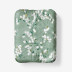 Maria Floral Classic Smooth Rayon Made From Bamboo Sateen Fitted Bed Sheet - Green Multi, Full