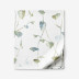 Autumn Leaf Premium Smooth Wrinkle-Free Sateen Flat Bed Sheet - White, Full