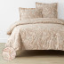 Vintage Paisley Classic Cool Cotton Percale Bed Duvet Cover - Blush, Twin