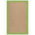 Sisal Canvas Bordered Rug - Parrot