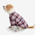 Family Flannel Dog Pajamas - Winter Plaid, L