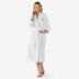 Women's Long Robe - White, XS