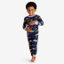 Matching Family Pajamas, Kids' Pajama Set - Navy Dino, 10