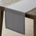 Solid Linen Table Runner - Pearl Gray