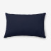 Indoor/Outdoor Toss Pillows - Navy, 20 in. Lumbar