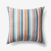 Indoor/Outdoor Toss Pillows - Surround Stripe, 16 in. Square