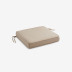 Replacement Boxed Edge Chair Cushion - Antique Beige, 16 in. x 15 in.