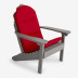 Adirondack Chair Cushion - Jockey Red