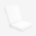 Chair & Seatback Cushion - White