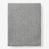 Pinstripe Blanket - Light Gray, Twin