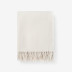 Luxe Lambswool Throw - Ivory