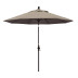 Market Umbrella with Crank Lift - Bronze Finish, Taupe, 9 ft.