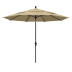 Market Umbrella with Crank Lift - Bronze Finish, Antique Beige, 11 ft.