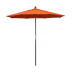 Commercial Grade Umbrella with Hardwood Frame - Melon, 7.5 ft.
