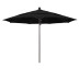 Commercial Grade Umbrella with Manual Lift - Bronze Finish, Black, 11 ft.