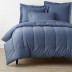 Classic Smooth Wrinkle-Free Sateen Comforter - Infinity Blue, Twin/Twin XL