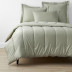 Classic Smooth Wrinkle-Free Sateen Comforter - Laurel Green, Twin/Twin XL