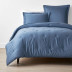 Classic Smooth Rayon Made From Bamboo Sateen Comforter - Blue Horizon, Twin/Twin XL
