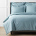Premium Cool Supima® Cotton Percale Duvet Cover - Slate Blue, Twin/Twin XL