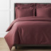 Premium Smooth Supima® Cotton Wrinkle-Free Sateen Duvet Cover - Redwood, Twin/Twin XL