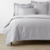 Classic Smooth Wrinkle-Free Sateen Bed Duvet Cover - Gray Mist, Twin/Twin XL