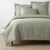 Classic Smooth Wrinkle-Free Sateen Bed Duvet Cover - Laurel Green, Twin/Twin XL