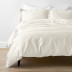 Classic Smooth Rayon Made From Bamboo Sateen Bed Duvet Cover - Ivory, Twin/Twin XL