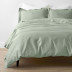 Classic Smooth Rayon Made From Bamboo Sateen Solid Bed Duvet Cover - Tarragon, Twin/Twin XL