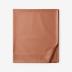 Classic Smooth Wrinkle-Free Sateen Flat Bed Sheet - Caramel, Twin