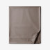 Classic Smooth Wrinkle-Free Sateen Flat Bed Sheet - Cinder, Twin